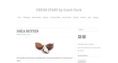 Desktop Screenshot of freshstartbycoralclark.com